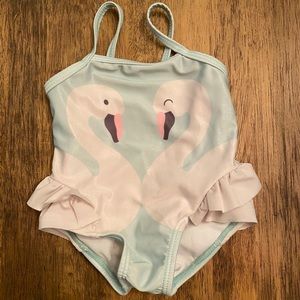 Swan swim suit